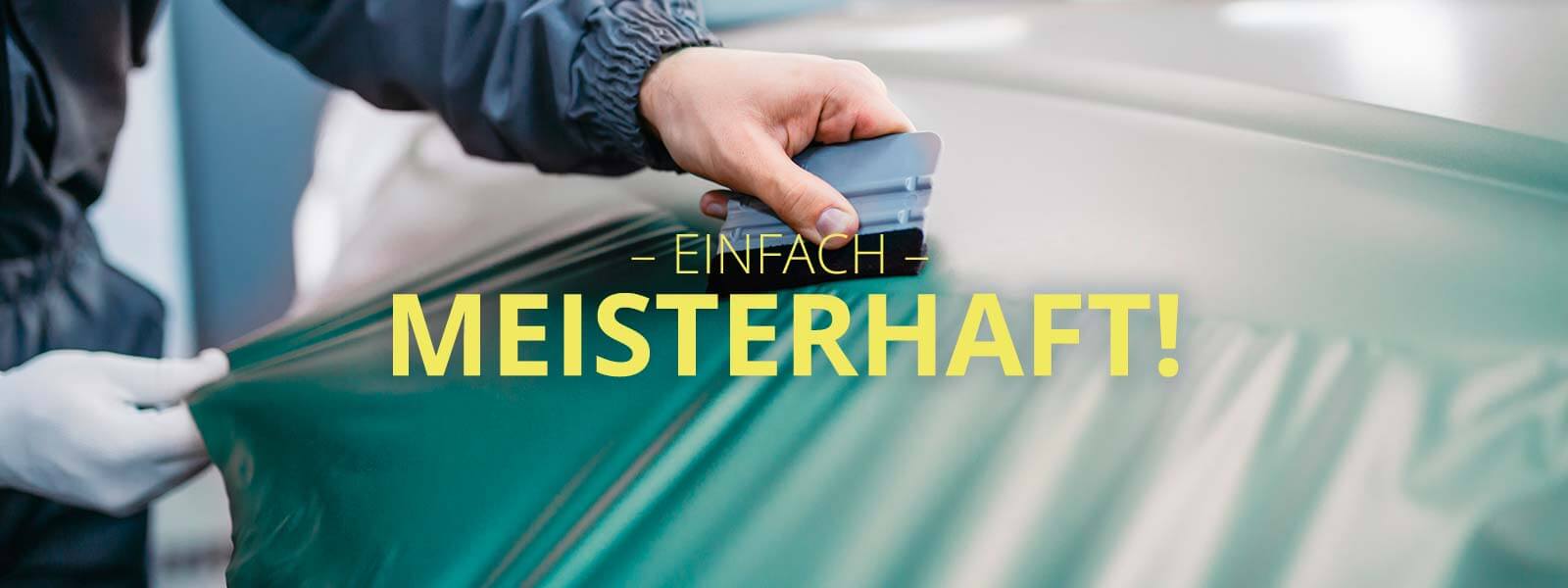 vierpunkt Werbetechnik - Meisterhafte Folierung